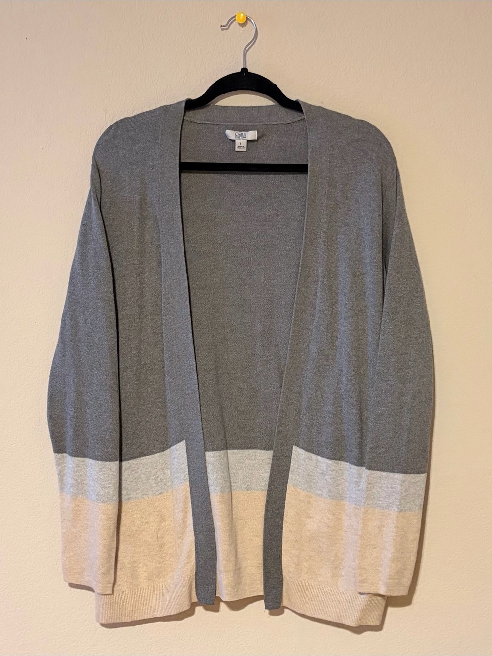 Croft & Barrow Colorblock Cardigan Sweater